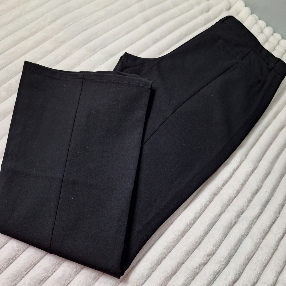 Isaac Mizrahi Live St Leg Flex Seam Pants Womens 10 Petite Navy Business Career‎